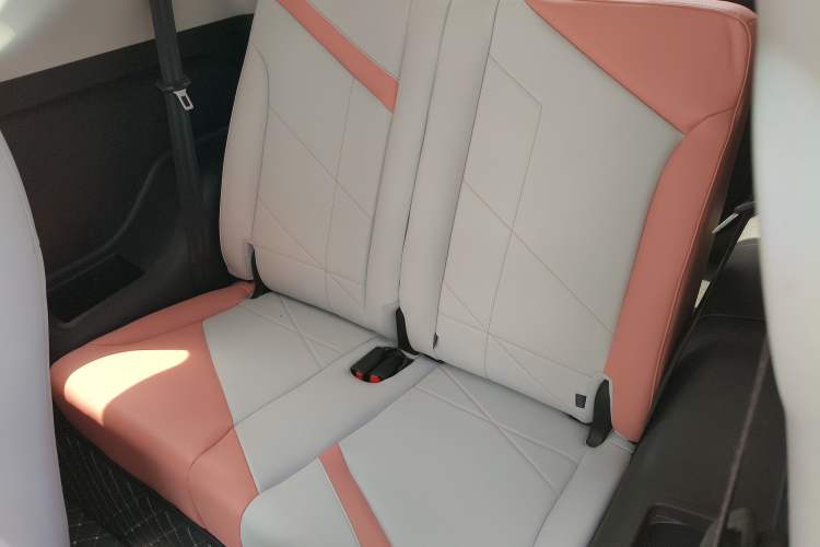 Used Chery QQ Little Ant 2022 Revised Version Sweet Pink Edition Half-Sugar Version Lithium Iron Phosphate 30.7 kWh 30 kW 301 km Left Rear Seat