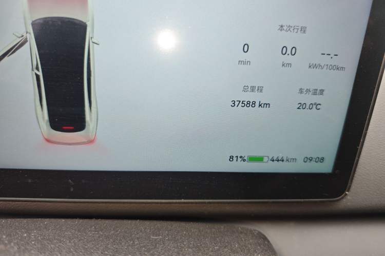 Used Hycan A06 2024 PLUS 520N Odometer Close Up