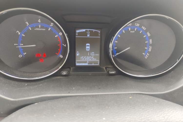 Used FORTHING SX6 2016 1.6L Manual Luxury Model Odometer Close Up