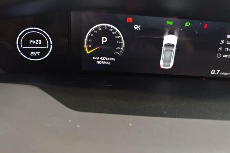 Used CHANGAN UNI-V 2022 1.5T Prestige Version Odometer Close Up