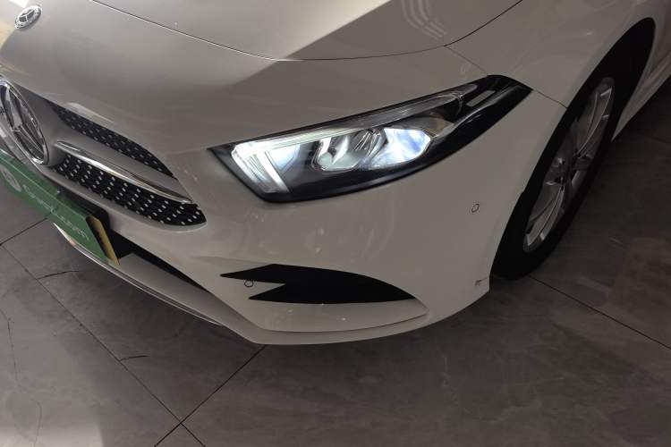 Used Mercedes-Benz A-Class 2020 Restyled A 200 L Sport Sedan Dynamic Version Left Front Headlight