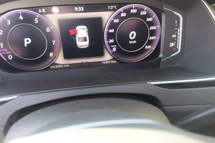 Used Volkswagen Magotan 2020 380TSI DSG Luxury Version Odometer Close Up