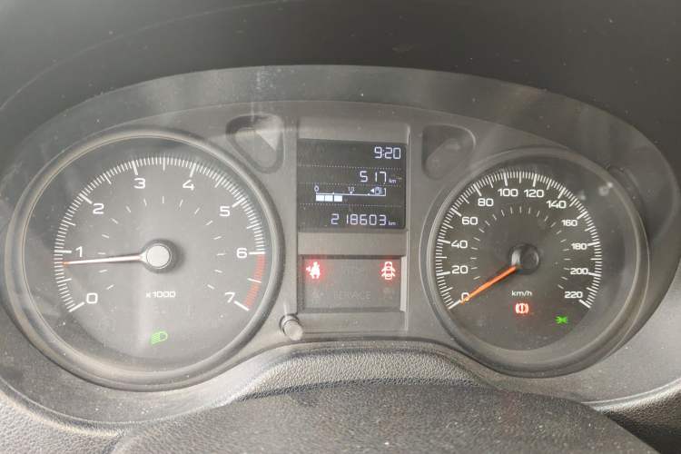 Used Peugeot 301 2017 1.6L Manual Comfort Edition Odometer Close Up