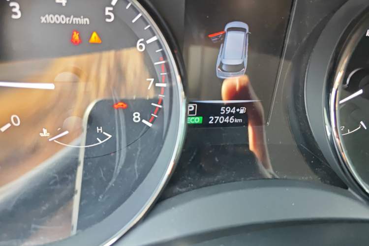 Used Nissan X-Trail 2020 2.0L XL ITS CVT 2WD SmartConnect Comfort Edition Odometer Close Up