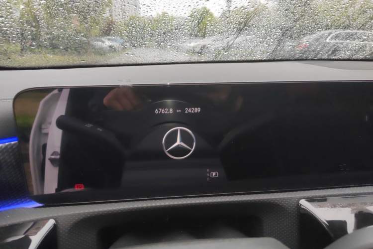 Used Mercedes-Benz A-Class 2021 A 200 L Sport Sedan Dynamic Model Odometer Close Up