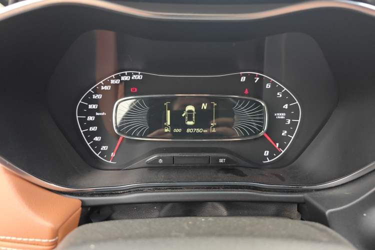 Used Baojun 510 2017 1.5L Automatic Luxury Model Odometer Close Up