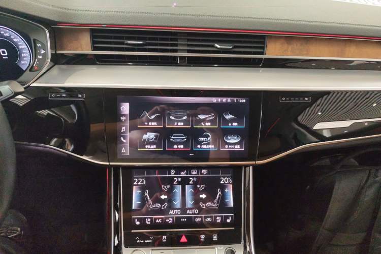 Used Audi A8 2019 Plus A8L 50 TFSI quattro Luxury Model Audio And AC Panel