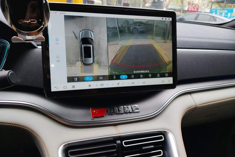 Used BYD Song PLUS New Energy 2021 DM-i 51KM Prestige Model Audio And AC Panel