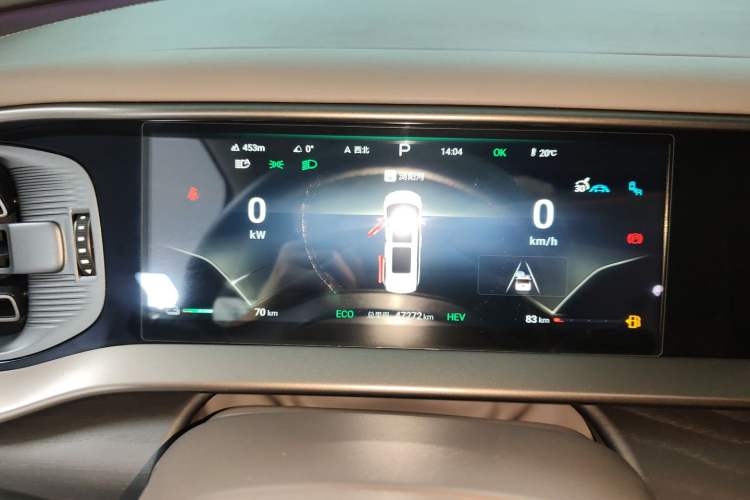 Used Denza D9 2022 DM-i 970 Four-Wheel Drive Flagship Model Instrument Cluster