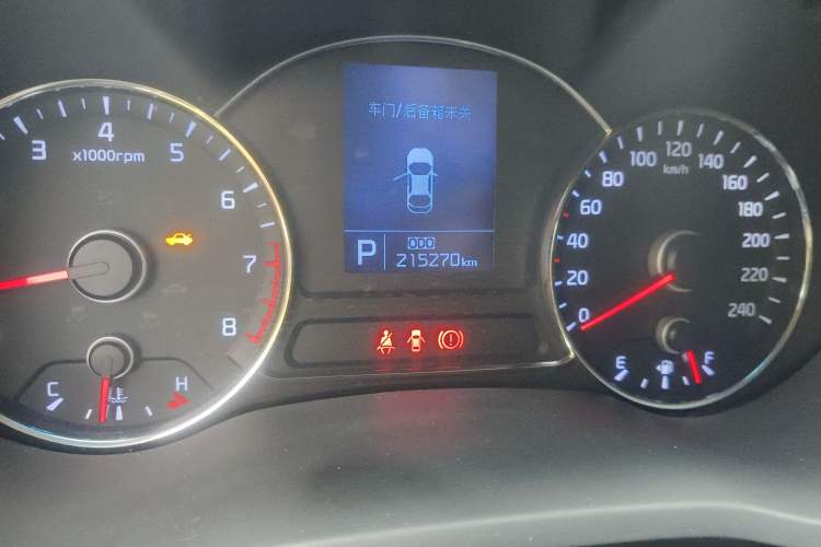 Used Kia K3 2013 1.6L Automatic GLS Odometer Close Up