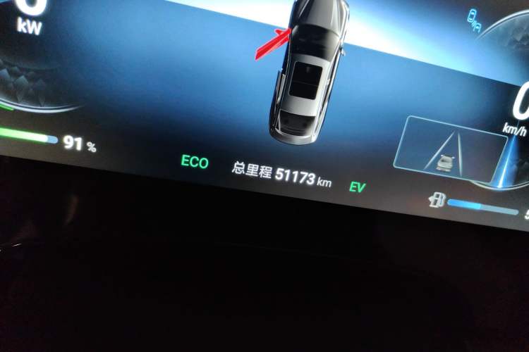 Used BYD Seal 2024 HONOR Edition DM-i 1.5L 121km Prestige Model Odometer Close Up