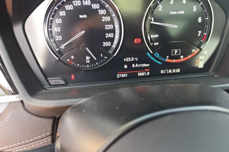 Used BMW X2 2021 sDrive25i Leading Model M Sport Package Odometer Close Up