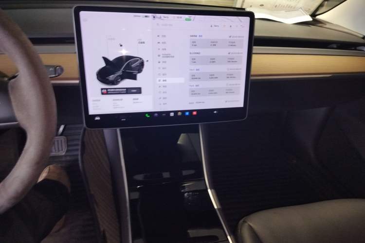 Used Tesla Model 3 2020 Standard Range Rear-Wheel Drive Upgraded Version Audio And AC Panel