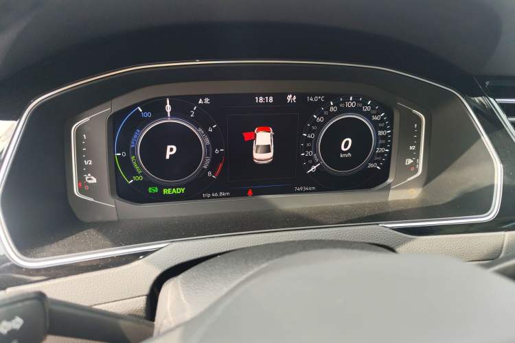 Used Volkswagen Magotan GTE Plug-in Hybrid 2022 GTE Luxury Model Instrument Cluster