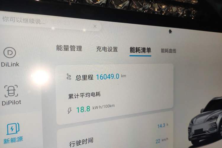 Used BYD Song PLUS New Energy 2023 Champion Edition EV 605KM Flagship PLUS Odometer Close Up