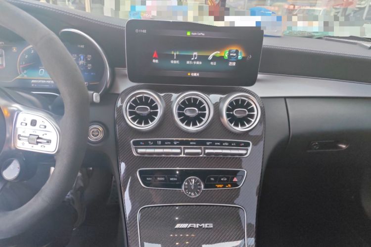 Used Mercedes-Benz C-Class AMG 2019 AMG C 63 Coupe Audio And AC Panel