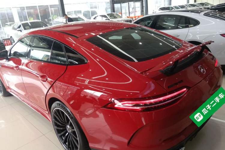 Used Mercedes-Benz AMG GT 2019 AMG GT 50 four-door sports car Rear Left 45 Deg