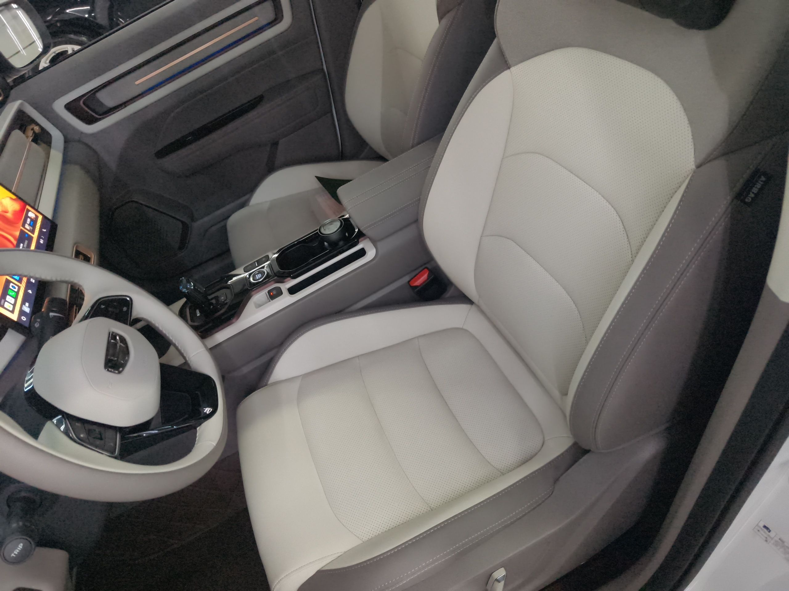 Переднее сиденье в автомобиле