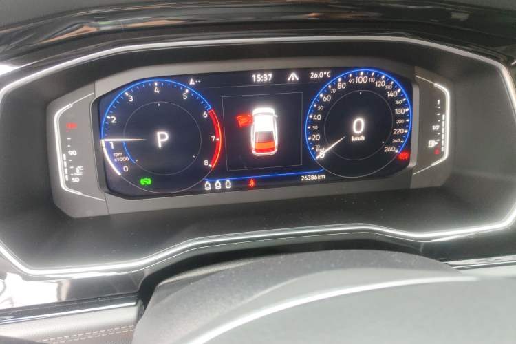 Used Volkswagen Sagitar 2022 280TSI DSG Excellence Edition Odometer Close Up