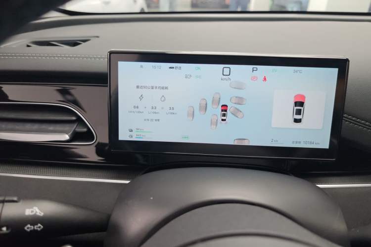 Used BYD Seal 06 New Energy 2025 DM-i Smart Drive 120KM Prestige Model Instrument Cluster