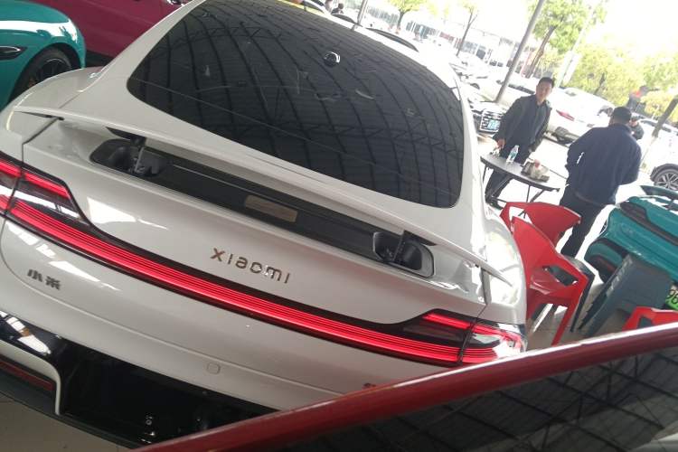 Used Xiaomi Auto SU7 2024 Four-Wheel Drive Ultra-Long Range Advanced Intelligent Driving Max Edition Rear Right 45 Deg