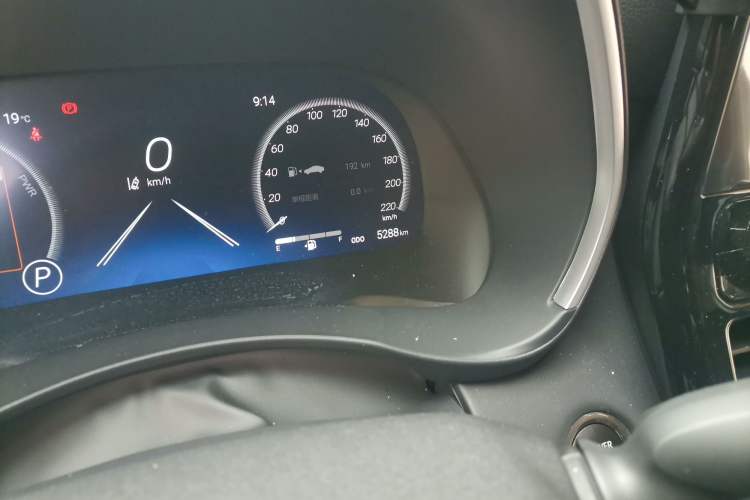 Used Toyota Highlander 2024 2.5L Smart Electric Hybrid Dual-Motor Two-Wheel-Drive Elite Edition 5 Seats Odometer Close Up