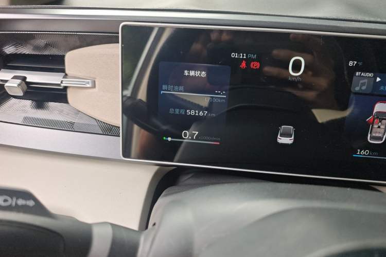 Used Geely Auto icon 2023 1.5TD Chocolate Luxe Edition Odometer Close Up