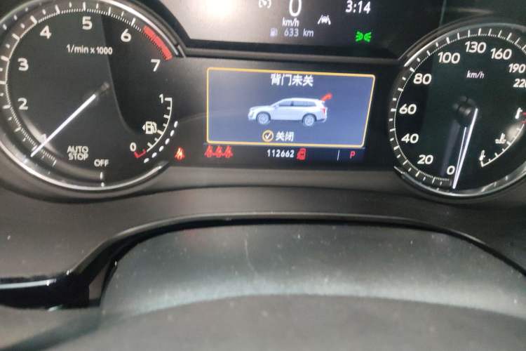 Used Cadillac XT6 2020 28T Seven-Seater Fashion Edition Odometer Close Up