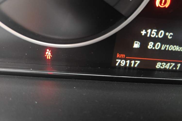 Used BMW 3 Series 2018 320Li Fashion Model Odometer Close Up