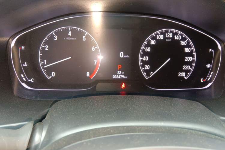 Used Honda Accord 2022 260TURBO Luxury Edition Odometer Close Up