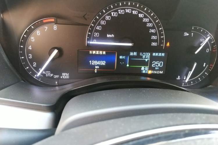 Used Cadillac ATS-L 2017 28T Fashion Edition Odometer Close Up