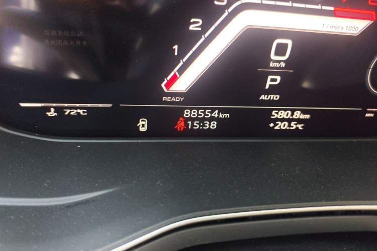 Used Audi S5 2017 S5 3.0T Sportback Odometer Close Up