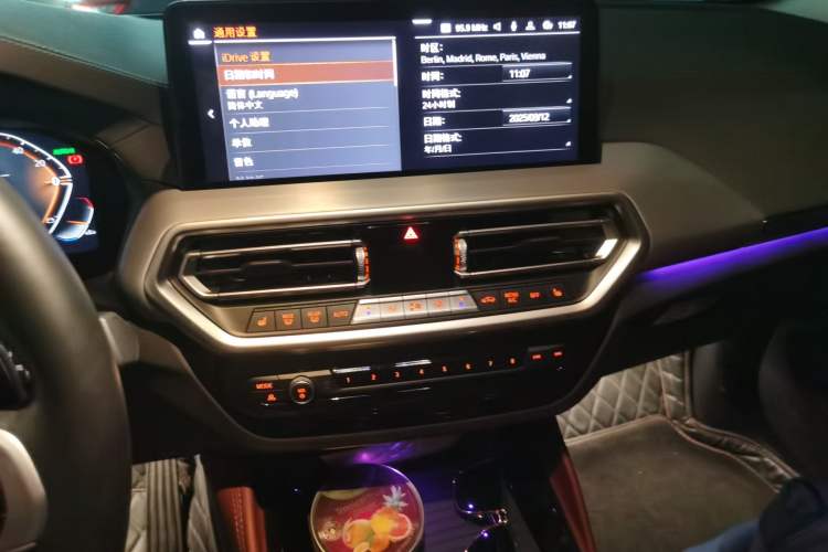 Used BMW X4 2022 xDrive 25i M Sport Package Audio And AC Panel