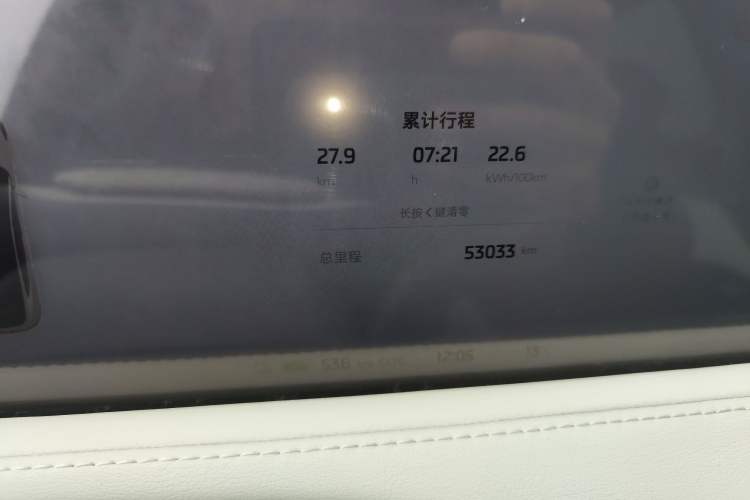 Used IM LS7 2023 90 kWh Elite Rear-Drive Version Odometer Close Up