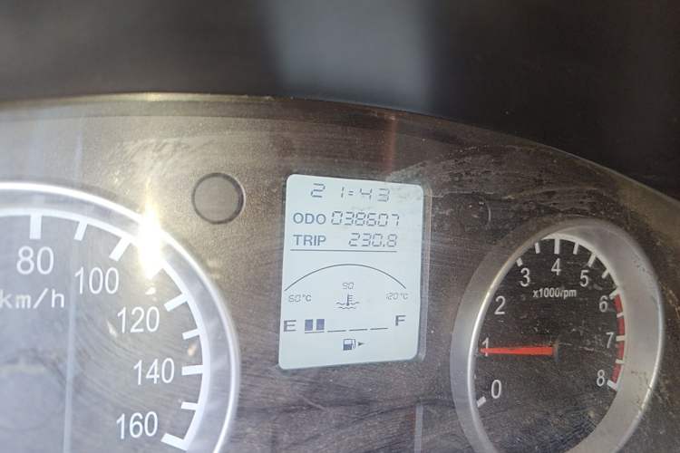 Used Jinbei Hiace X30 2020 1.5L Super-Comfortable Version China VI Standard SWC15M Odometer Close Up