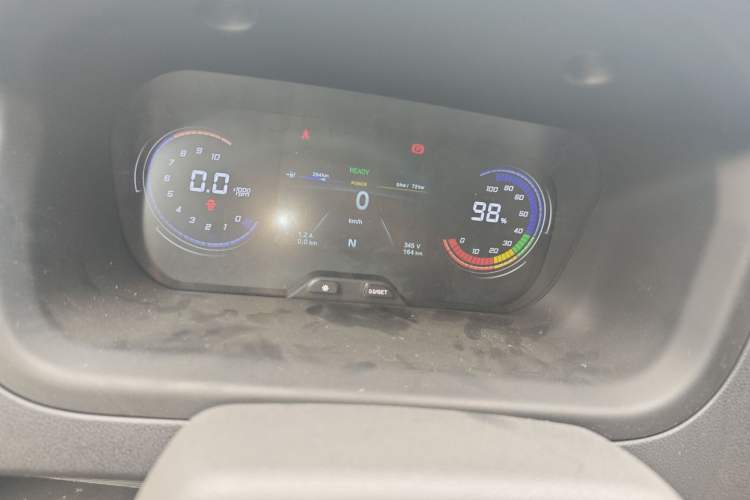 Used CHANGAN KAICHENG Ruixing EM60 2021 Pure Electric Van Transporter 60kW Odometer Close Up