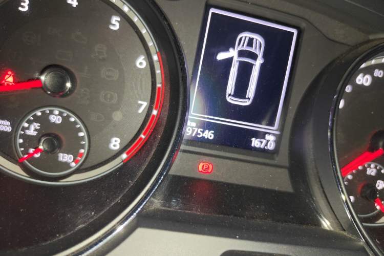 Used Volkswagen Teramont 2017 380TSI Four-Wheel Drive Luxury Edition Odometer Close Up