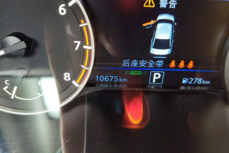 Used Nissan Teana 2022 2.0L XL-Upr Enjoyment Edition Odometer Close Up
