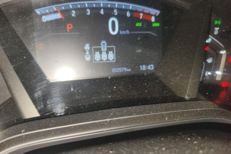 Used Honda Breeze 2021 240TURBO CVT Two-Wheel Drive Phantom Night Edition Odometer Close Up