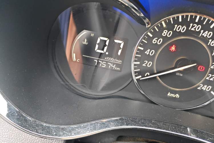 Used Venucia D60 2020 1.6L Entry Manual Comfort Edition Odometer Close Up