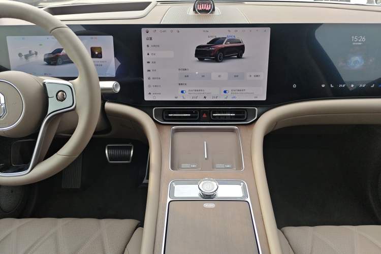 Used Hima AITO M9 2025 Extended-Range Ultra Version 52 kWh 6-Seater Audio And AC Panel