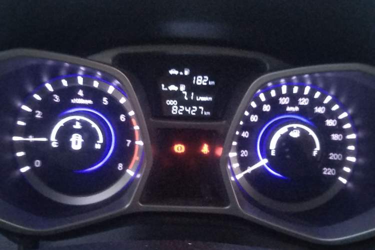 Used JAC Group Refine S3 2014 1.5L Manual Luxury Model Odometer Close Up