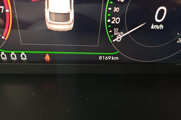 Used Volkswagen Tayron X 2023 380TSI Four-Wheel Drive Flagship Smart Edition Odometer Close Up