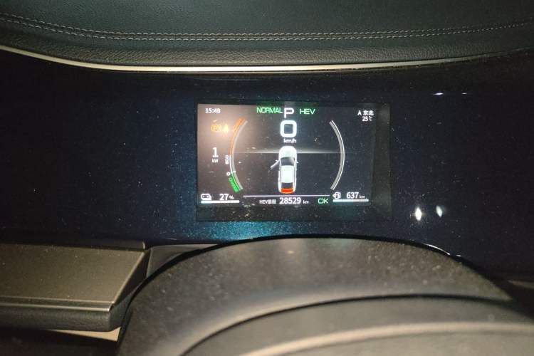 Used BYD Qin PLUS 2021 DM-i 55KM Flagship Model Instrument Cluster