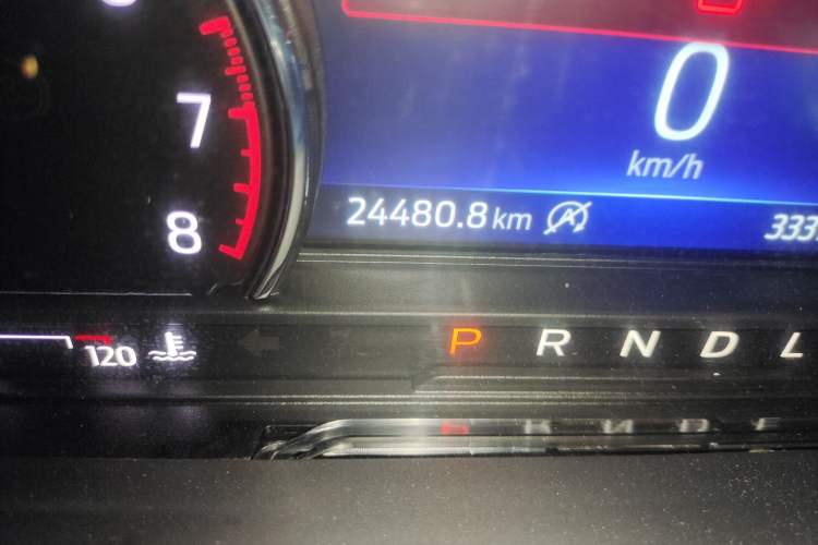 Used Ford Escape 2020 EcoBoost 245 Two-Wheel-Drive Titanium Edition Odometer Close Up