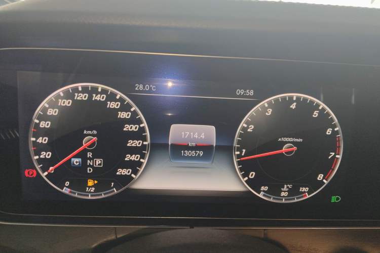 Used Mercedes-Benz E-Class 2017 E 300 L Sporty and Stylish Model Instrument Cluster