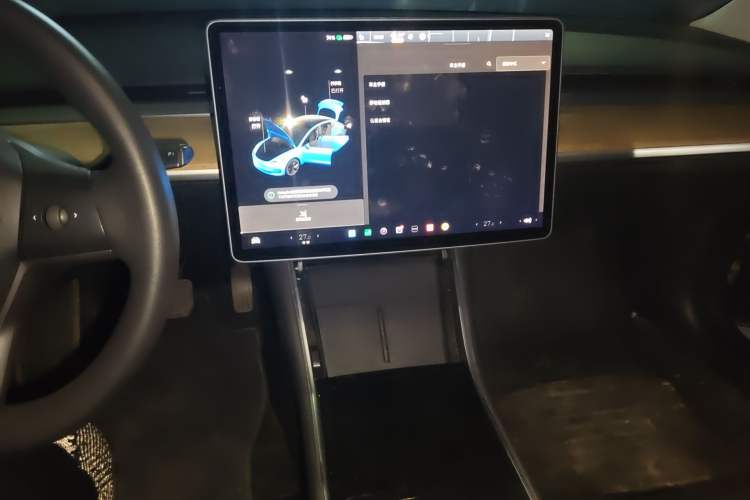 Used Tesla Model 3 2020 Revised Version Standard Range Rear-Wheel Drive – Upgraded Edition Audio And AC Panel