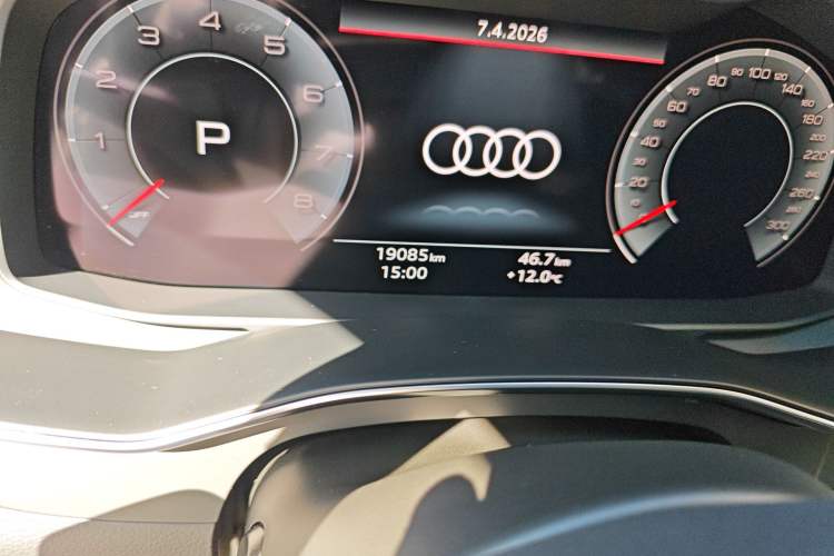 Used Audi A6 2024 Avant Futurist 45 TFSI Prestige Dynamic Edition Odometer Close Up