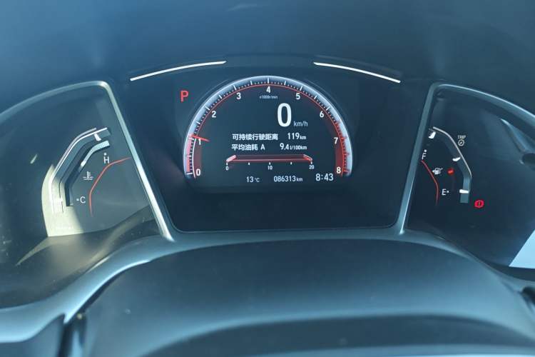 Used Honda Civic 2019 220TURBO CVT Dynamic Edition China VI Emission Standard Instrument Cluster