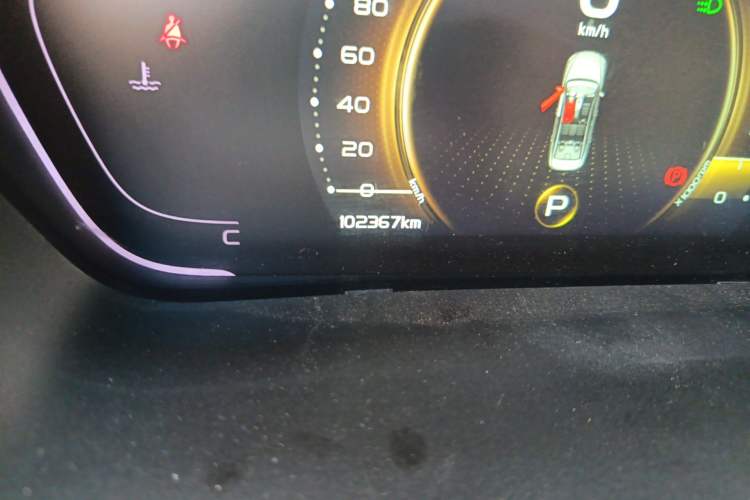 Used Geely Auto Binray 2018 14T CVT Binyi Edition Odometer Close Up